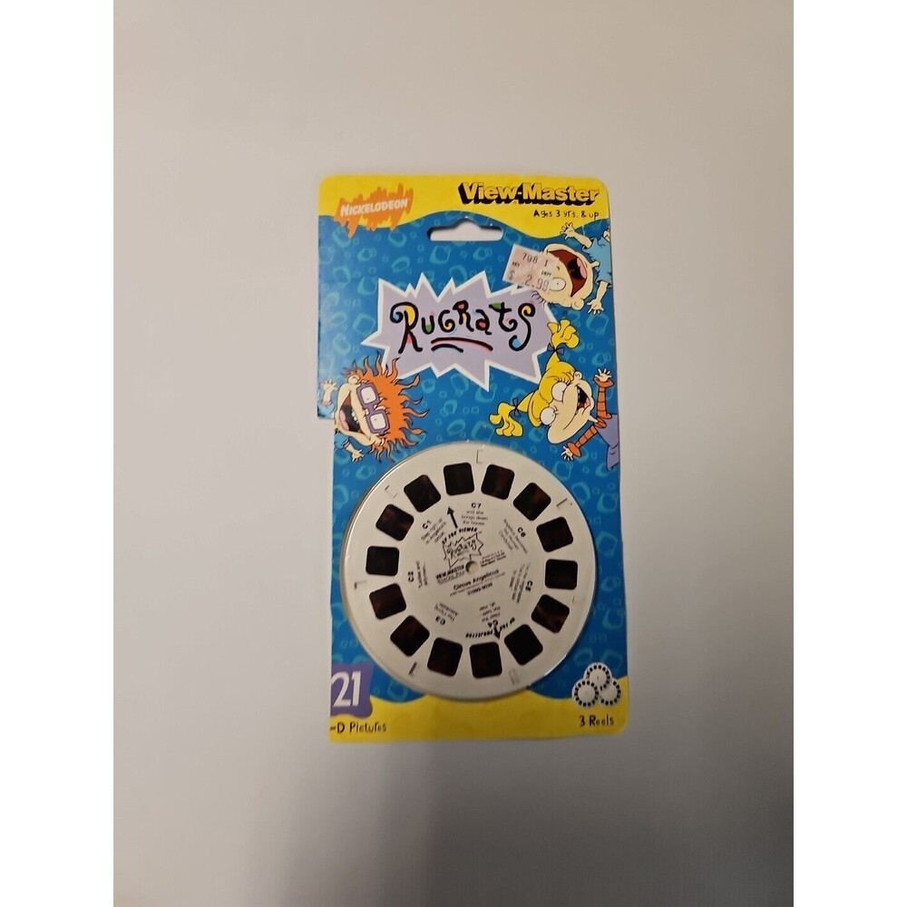 Vintage Nickelodeon Rugrats  TV Show View-Master 3 Reels Pack 1997